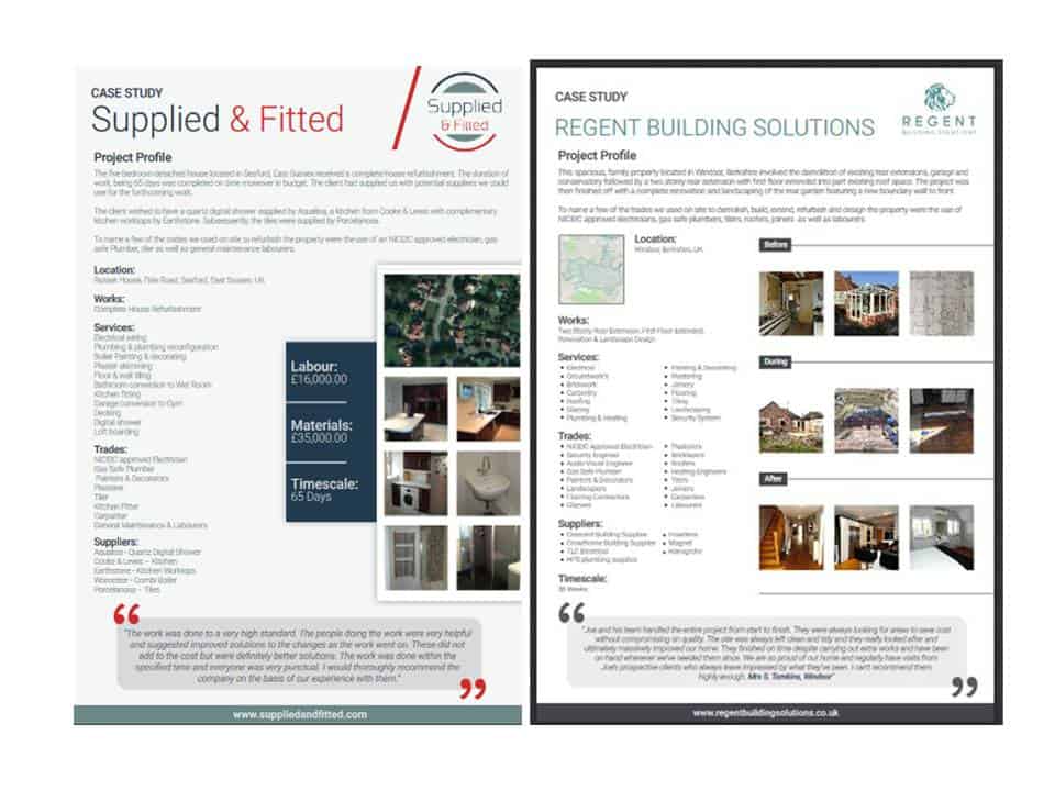 tradesmen case study design